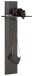 Garderobenpaneel >Magione< in Anthrazit Hochglanz - 50x140x27cm (BxHxT)