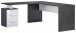 Schreibtisch >Novara< in Schiefer - 160x75x180cm (BxHxT)
