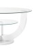 Couchtisch >Denver< (B/H/T: 80x40x80 cm) in weiß, Glas - 80x40x80 (BxHxT)