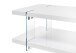 Couchtisch >Dallas< (B/H/T: 110x40x60 cm) in weiß,Glas - 110x40x60 (BxHxT)