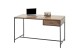 Schreibtisch >Hapur< (B/H/T: 140x79x60 cm) in Akazie massiv, schwarz