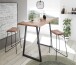 Bartisch >Goa< (B/H/T: 140x105x77 cm) in Akazie, schwarz - 140x105x77 (BxHxT)