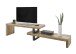 TV-Regal >Beed< (B/H/T: 140x45x40 cm) in Mango, schwarz - 140x45x40 (BxHxT)