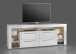 Lowboard >Goal< (B/H/T: 179x66x44 cm) in weiß, Glas, Old Style Dekor