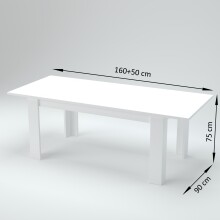 Esstisch >Jesolo< in  - 160x75x90cm (BxHxT)