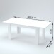 Esstisch >Jesolo< in  - 140x75x90cm (BxHxT)