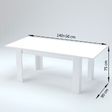 Esstisch >Jesolo< in Schiefer - 140x75x90cm (BxHxT)