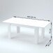 Esstisch >Jesolo< in Schiefer - 140x75x90cm (BxHxT)