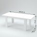 Esstisch >Jesolo< in Ulme - 140x75x90cm (BxHxT)