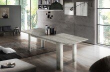 Esstisch >Jesolo< in Beton hell - 140x75x90cm (BxHxT)