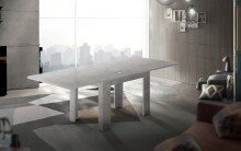Esstisch >Jesolo< in Zement - 90x75x90cm (BxHxT)