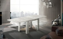 Esstisch >Jesolo< in Beton hell - 90x75x90cm (BxHxT)