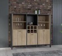 Barschrank >Hialeah< in Riviera Eiche -...