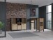 Barschrank >Hialeah< in Riviera Eiche - 139.4x117.1x40.2cm (BxHxT)