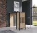 Bartisch >Hialeah< in Riviera Eiche - 151.5x120.3x49.2cm (BxHxT)