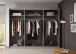 Kleiderschrank >Carlynn< in Champagner - 270x210x60cm (BxHxT)