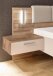 Bett >Carlynn< in Champagner - 306x100x208.2cm (BxHxT)