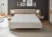 Bett >Carlynn< in Champagner - 306x100x208.2cm (BxHxT)