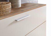 Beistellschrank >Carlynn< in Montana Oak - 120x86.6x38cm (BxHxT)