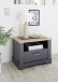 Bett >Edda< in Graphit - 319x101x210cm (BxHxT)