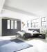 Bett >Edda< in Graphit - 319x101x210cm (BxHxT)