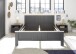 Bett >Edda< in Graphit - 319x101x210cm (BxHxT)