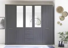 Komplettschlafzimmer >Edda< in Graphit