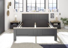 Komplettschlafzimmer >Edda< in Graphit
