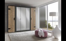 Dreh-/Schwebetürenschrank >Stockholm I<...