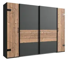 Dreh-/Schwebetürenschrank >Stockholm I<...