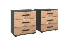 Nachtschrank >Stockholm I< (B/H/T: 52x58x38 cm) in...