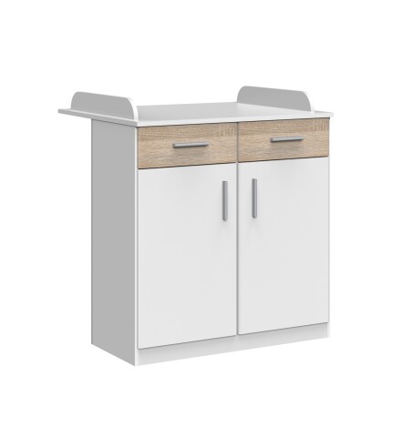 Kommode >Joker< (B/H/T: 90x101x75 cm) in Weiß - 90x101x75cm (BxHxT)