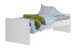 Bett >Joker< (B/H/T: 95x58x204 cm) in Weiß - 95x58x204cm (BxHxT)