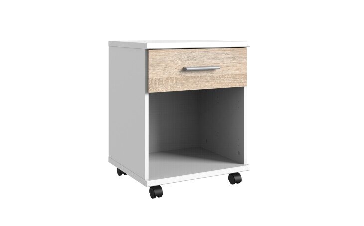 Rollcontainer >Joker< (B/H/T: 46x58x40 cm) in Weiß - 46x58x40cm (BxHxT)
