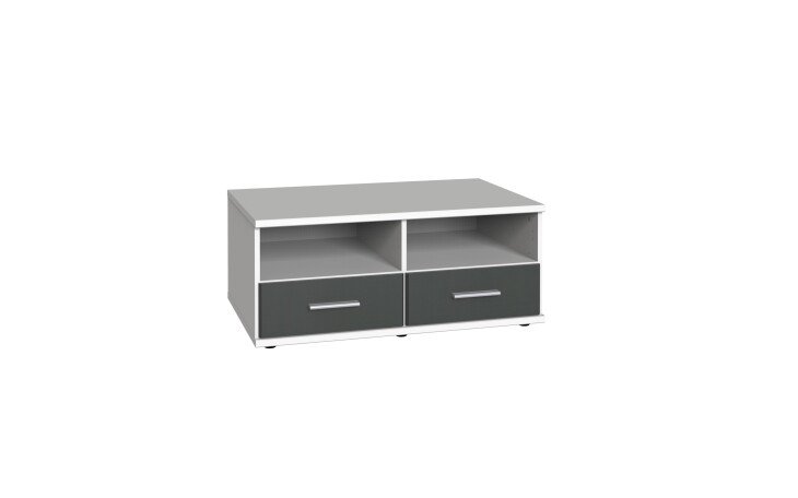 TV-Regal >Joker< (B/H/T: 92x38x58 cm) in Weiß - 92x38x58cm (BxHxT)