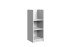 Unterschrank >Joker< (B/H/T: 35x91x38 cm) in Weiß - 35x91x38cm (BxHxT)