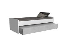 Ausziehbett >Joker< (B/H/T: 94x27x199 cm) in Weiß - 94x27x199cm (BxHxT)
