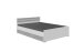Bettschubkasten >Joker< (B/H/T: 100x16x60 cm) in Weiß - 100x16x60cm (BxHxT)