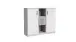 Highboard >Joker< (B/H/T: 122x105x41 cm) in Weiß - 122x105x41cm (BxHxT)