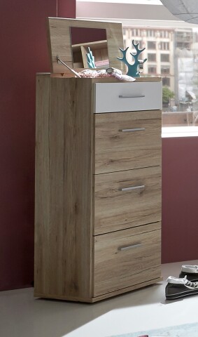 Hochkommode >Joker< (B/H/T: 46x121x40 cm) in San Remo-Eiche-Nachbildung