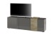 Lowboard >POSITANO< (B/H/T: 181x59x44 cm) in dunkelgrau - 181x59x44 (BxHxT)