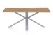 Esstisch >Eastbourne< in Eiche aus Massivholz, Metall - 200x76x100cm (BxHxT)