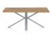Esstisch >Eastbourne< in Eiche aus Massivholz, Metall - 200x76x100cm (BxHxT)
