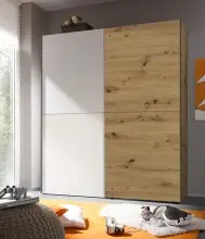 Schwebetürenschrank >Melina< in Artisan Eiche...
