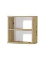 Wandregal >Melina< in Artisan Eiche - 48x49x25cm...