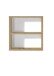 Wandregal >Melina< in Artisan Eiche - 48x49x25cm (BxHxT)