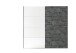 Kleiderschrank >Pia< in Weiß - 215x210x60cm (BxHxT)