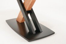 Esstisch >Marjorie< in Akazie aus Massivholz, Metall - 180x77x100cm (BxHxT)