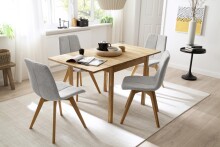 Esstisch >Becan< in  aus Massivholz - 80x76x80cm (BxHxT)