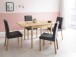 Esstisch >Becan< in  aus Massivholz - 80x76x80cm (BxHxT)